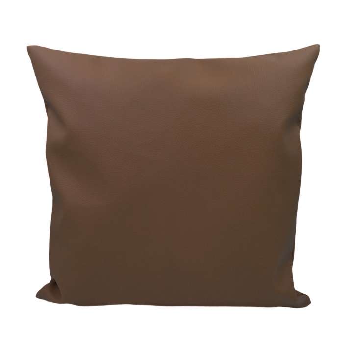 Cushion cover imitation leather made to measure